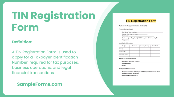 TIN Registration